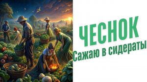 Сажаю в сидераты.