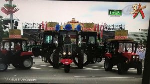 Танцующие трактора Беларусь Минск парад 2017 Belarus Minsk Tractors dance