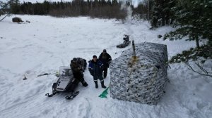 Два замечательных дня на реке Етыпур, щука на жерлицы, язь на удочку.