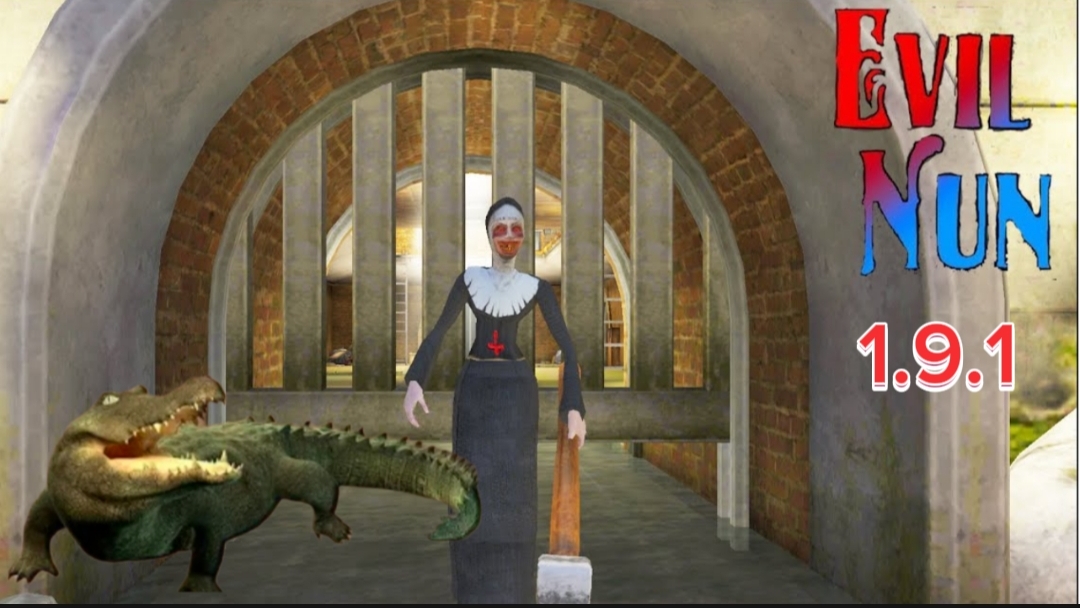 Прохождение Evil Nun через водосток # Монашка 1.9.2 #