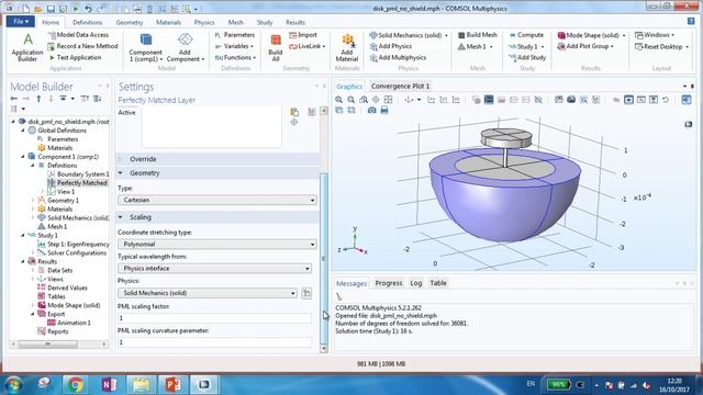 COMSOL Simulation Tutorial: Mechanical Radiation Losses - Phononic Shields - By Amir H. Ghadimi
