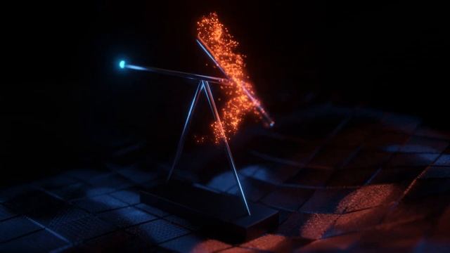 Blender | Easy Swinging Sticks Rigid Body Dynamics + Particle Simulation | EEVEE - 4K PREVIEW смотреть онлайн