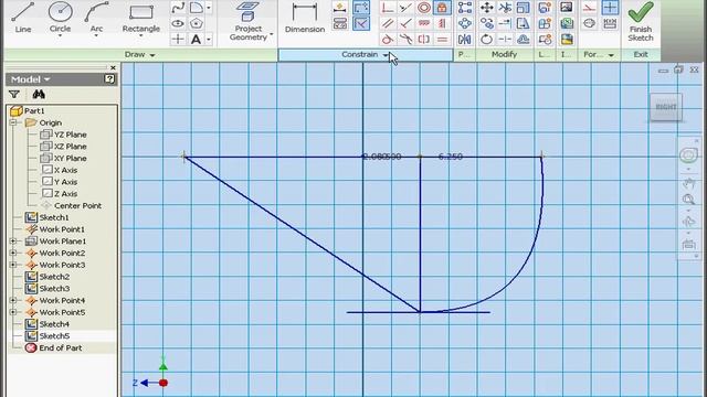 AutoDesk INVENTOR Surface Design 39 ( Bathroom Sink ) смотреть онлайн