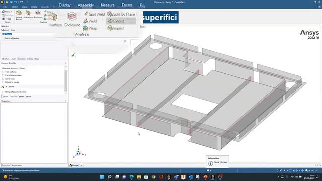 E3D presenta Ansys SpaceClaim: beam and shell extraction смотреть онлайн