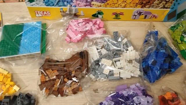 Обзор конструктора LEGO Classic 11717 Кубики, кубики, пластины смотреть онлайн