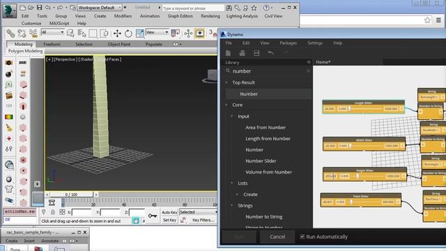Dynamo to 3ds Max - Test 1 смотреть онлайн