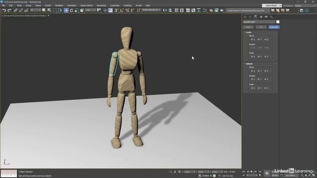 99 - Блокировка преобразований в 3ds Max 2025 смотреть онлайн