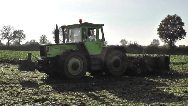 Rübenroden 2019 Mit MB - Trac 1400 Turbo U. Fendt 718 Vario Teil 2.