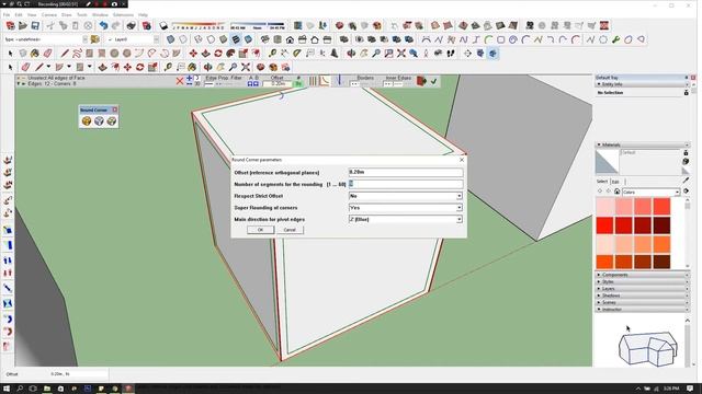 SketChup Plugin : Round Corner & Tutorial смотреть онлайн