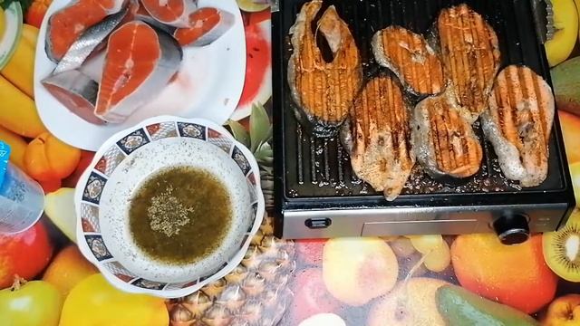 (РЫБА НА ГРИЛЕ)