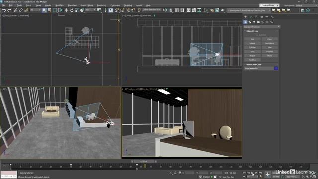 105 - Редактирование хронометража на временной шкале панели треков в 3ds Max 2025 смотреть онлайн