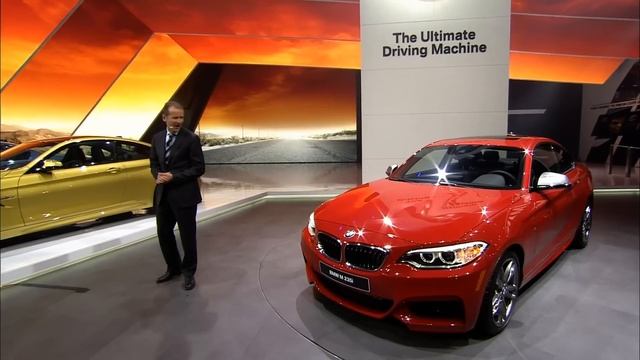 World premiere of the BMW 2 Series Coupé at the NAIAS 2014 | AutoMotoTV смотреть онлайн