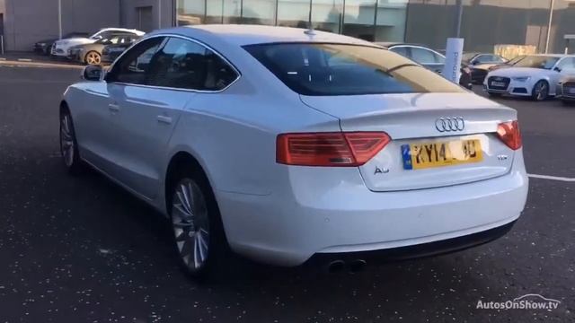 KY14GOU AUDI A5 SPORTBACK TDI SE WHITE 2014, West London Audi смотреть онлайн