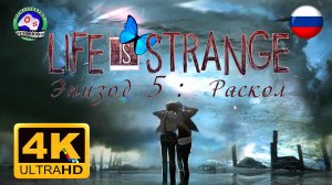 ИГРОФИЛЬМ Life is Strange Эпизод 5 Раскол / Финал 4K 60FPS 18+ русская озвучка фантастика