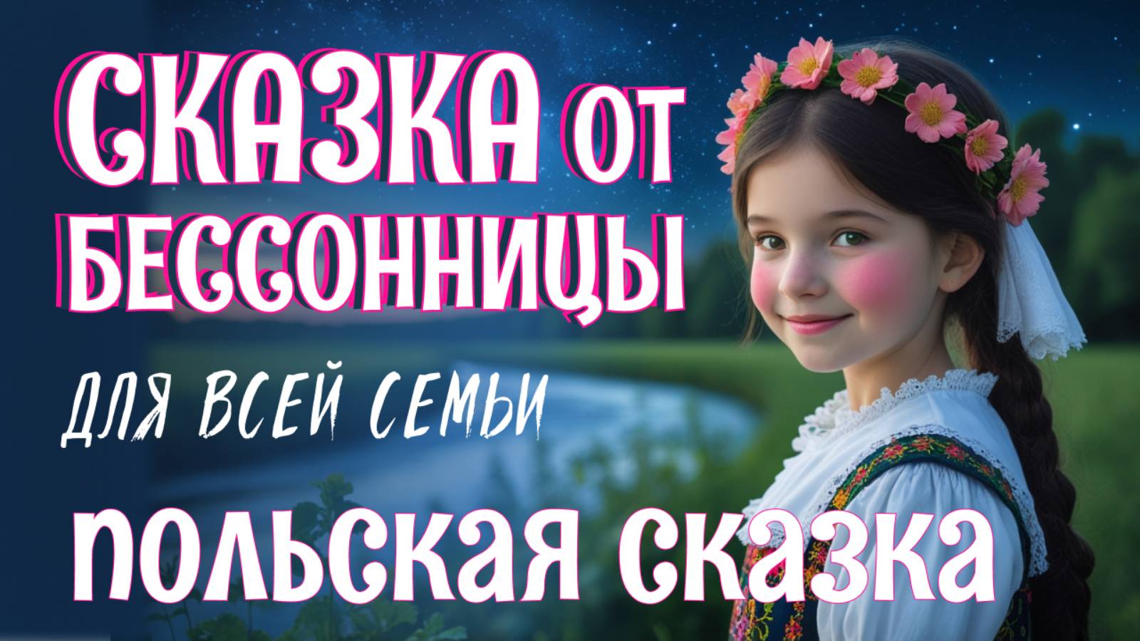 Сказка от бессонницы для взрослых и Белый шум для сна | Польская сказка на ночь "Сусанка и водяные" смотреть онлайн