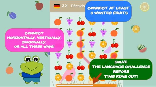 Brainy Fruits Match 3 Game смотреть онлайн