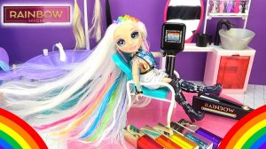 САЛОН КРАСОТЫ для МОДНЫХ Кукол и Девочек! Rainbow High Salon and Rainbow Hi