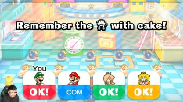 Mario Party The Top 100 MiniGames - Luigi Vs Mario Vs Peach Vs Rosalina (Master COM)