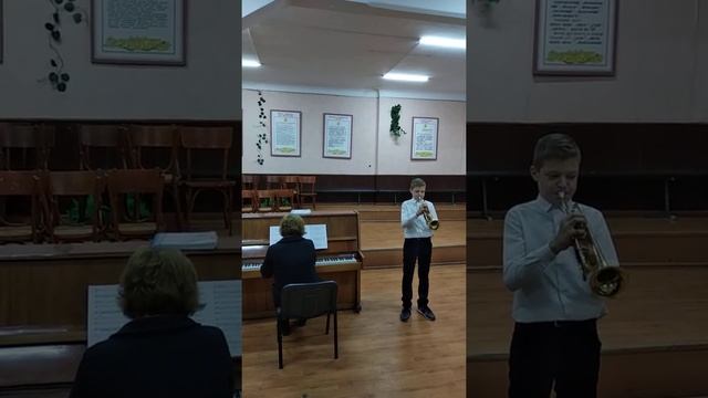 Эпнер Владислав, 5 кл. труба, Л. Затуловський «Вечір» Б. Асафьєв «Скерцо». смотреть онлайн