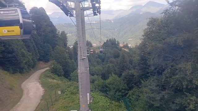 Сочи, Роза Хутор, канатная дорога часть 4 смотреть онлайн