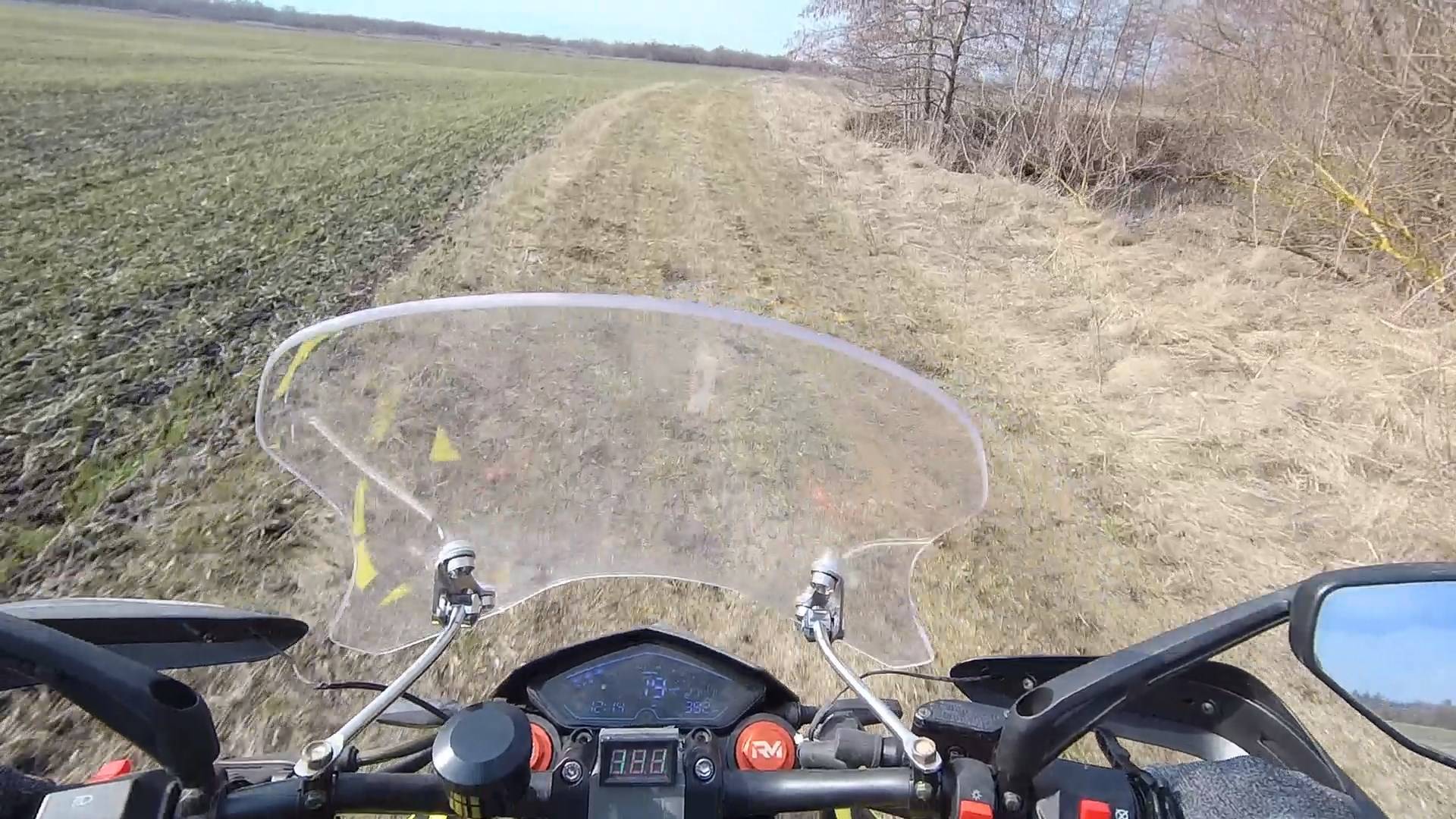 Regulmoto DUKE 300, заезд по асфальту и грунту