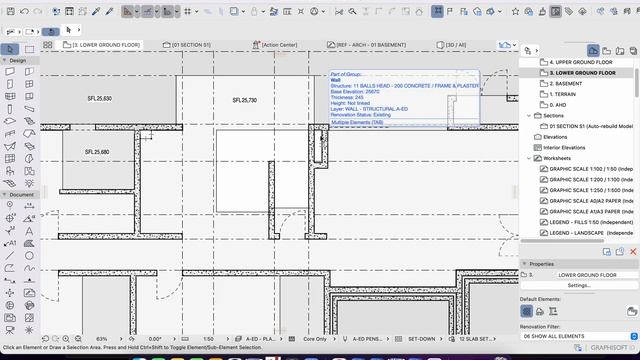 ArchiCAD Concrete Setout Plan смотреть онлайн