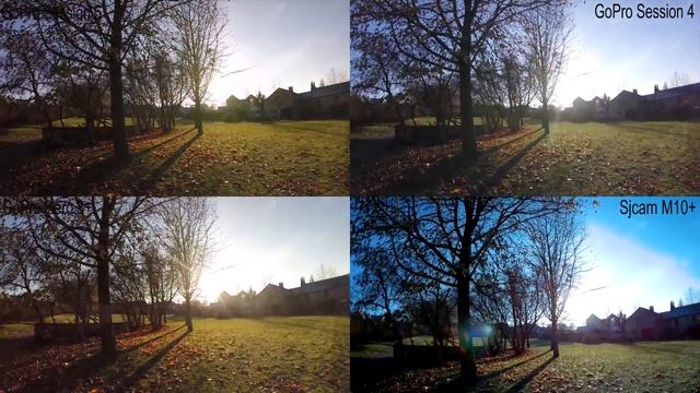 GoPro Session 5 VS Session 4 VS Hero 3+ Black VS Sjcam M10+ Quality comparison смотреть онлайн
