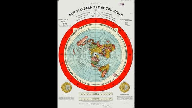 Gleasons flat earth map Restoration смотреть онлайн