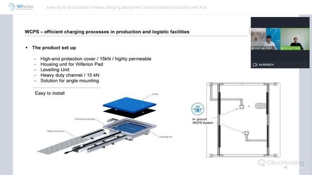 A key factor to succesfull wireless charging deployment: smart installation solutions with PUK WCPS смотреть онлайн