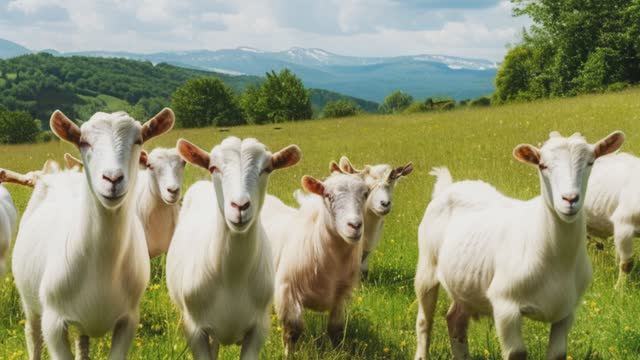 АСМР. Звук коз на лугу. Черный экран