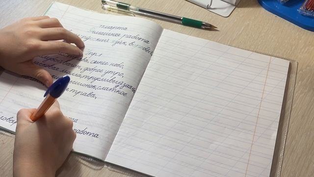 Пишем и учим словарные слова