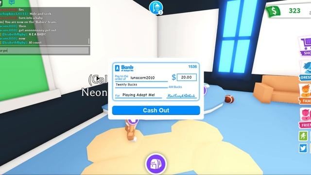 Adopt me, afk money hack смотреть онлайн