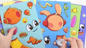 Книжка с бумажными наклейками с модом для девочек, но почему Венда такая злая