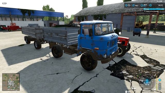 Wheat harvesting Claas Dominator, Mtz 1221, IFA W50/ Farming Simulator 22 / FS22, LS22 смотреть онлайн