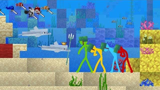 The Dolphin Kingdom - Animation vs. Minecraft Shorts Ep. 13 смотреть онлайн