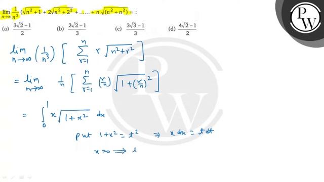 \( \lim _{n \rightarrow \infty} \frac{1}{n^{3}}\left(\sqrt{n^{2}+1}+2 \sqrt{n^{2}+2^{2}}+\ldots ... смотреть онлайн