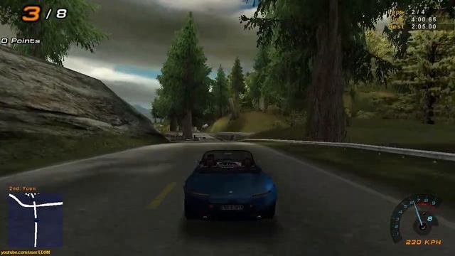 NFS Hot Pursuit 2 PC (2002) - BMW Z8 смотреть онлайн