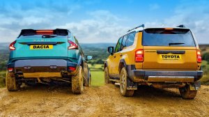 Почему дорогие внедорожники бесполезны! Сравниваем Dacia Duster с совершенно новым Toyota Land Crui