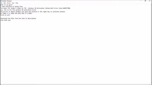 Windows 10 Activation Failed With Error Code 0x803F7001