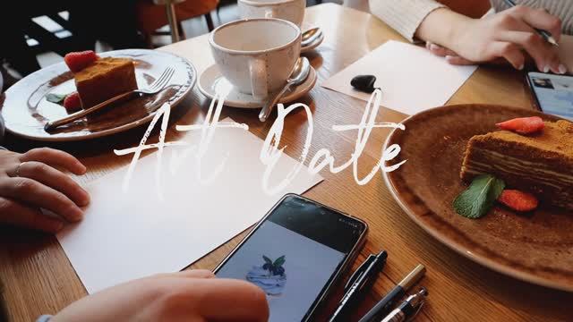 Art Date ✨️ Paint With Me ✨️ смотреть онлайн