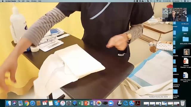 Video 7 Of York SmART Project: Instructor F/b Using Screen Recorder; Modelled Skill: Wound Care