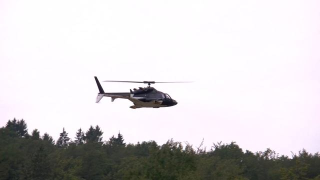 BELL-222 AIRWOLF GIGANTIC SCALE RC TURBINE MODEL HELICOPTER FLIGHT DEMO / Turbine Meeting 2015