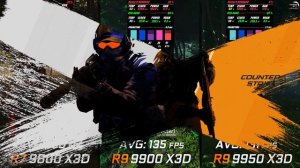 Ryzen 7 9800X3D vs  9 9900X3D vs 9 9950X3D / Test / 1080p - 1440p / in 8 Games / RTX 4090