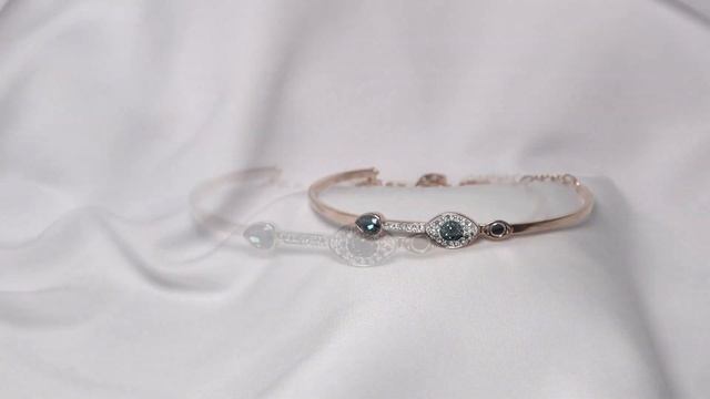 БРАСЛЕТ SWAROVSKI DUO EVIL EYE смотреть онлайн