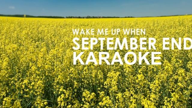 Green Day - Wake Me Up When September Ends Karaoke смотреть онлайн