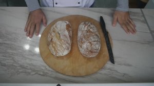 Чиабатта на закваске. Итальянский хлеб.