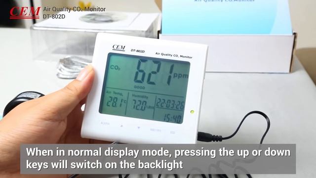 Air Quality Monitoring Unboxing Video-CEM DT-802D смотреть онлайн
