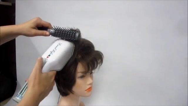 Укладка парика из натуральных волос смотреть онлайн