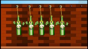 Ten Green Bottles | Nursery Rhymes | Kids popular Song | Recycle Songs