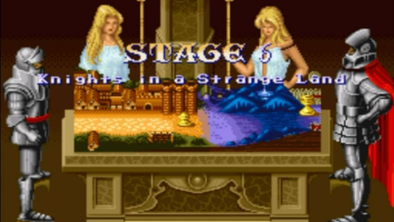 Super Nintendo (Snes) 16-bit Knights of the Round Stage 6 Knights in a Strange Land
